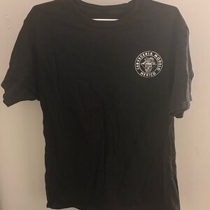 ModelCo Black Tee with White Logo